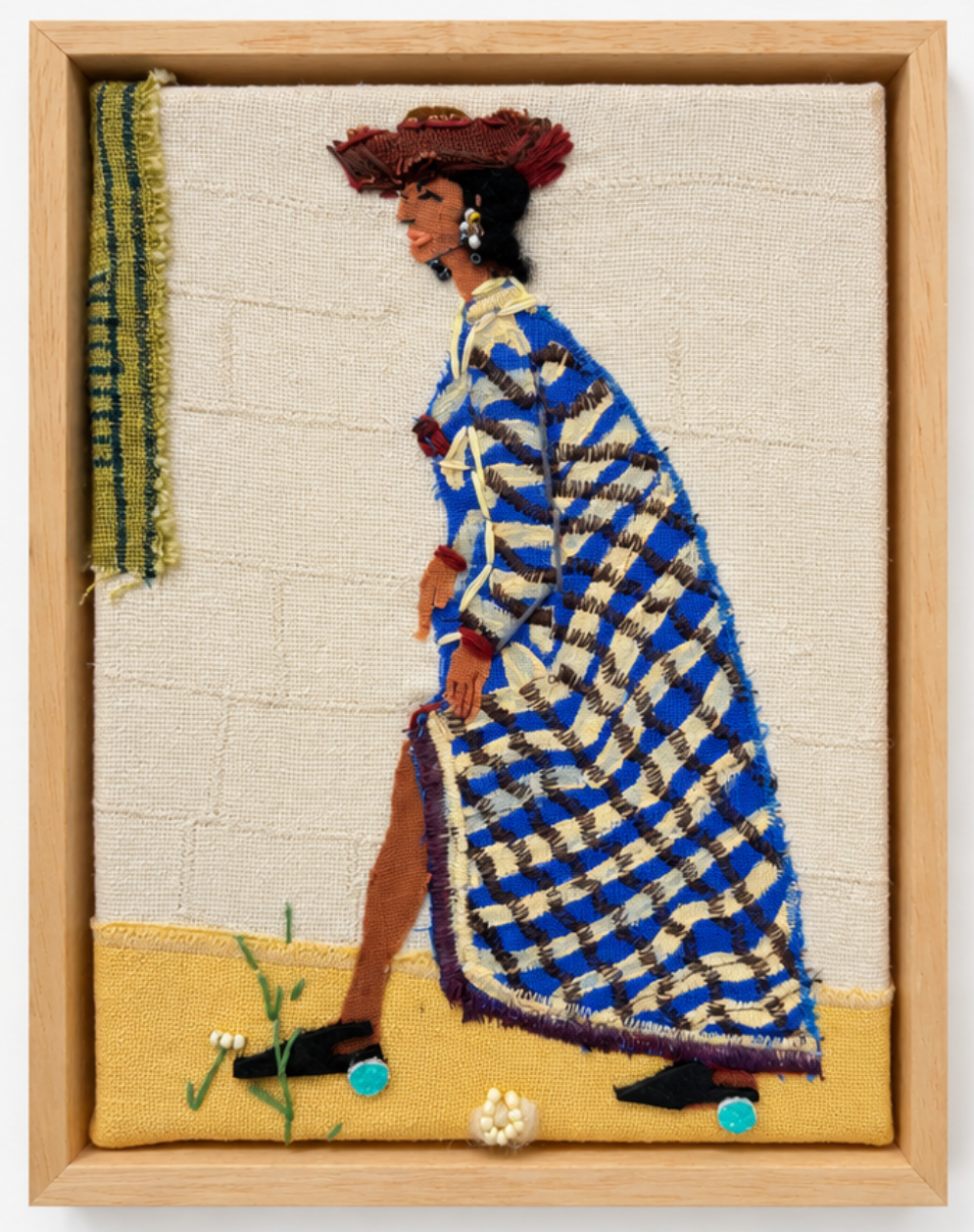 Lady in blue