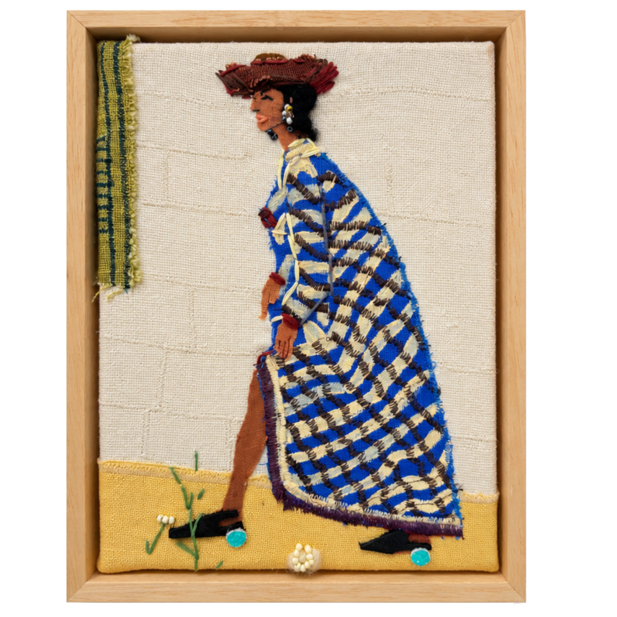 Lady in blue