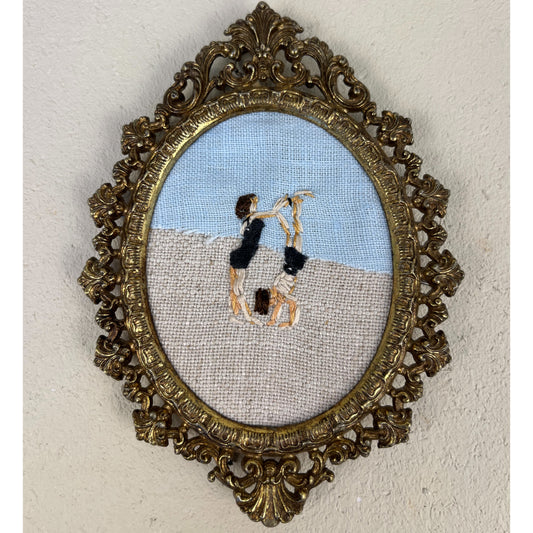 Upside down, textile art